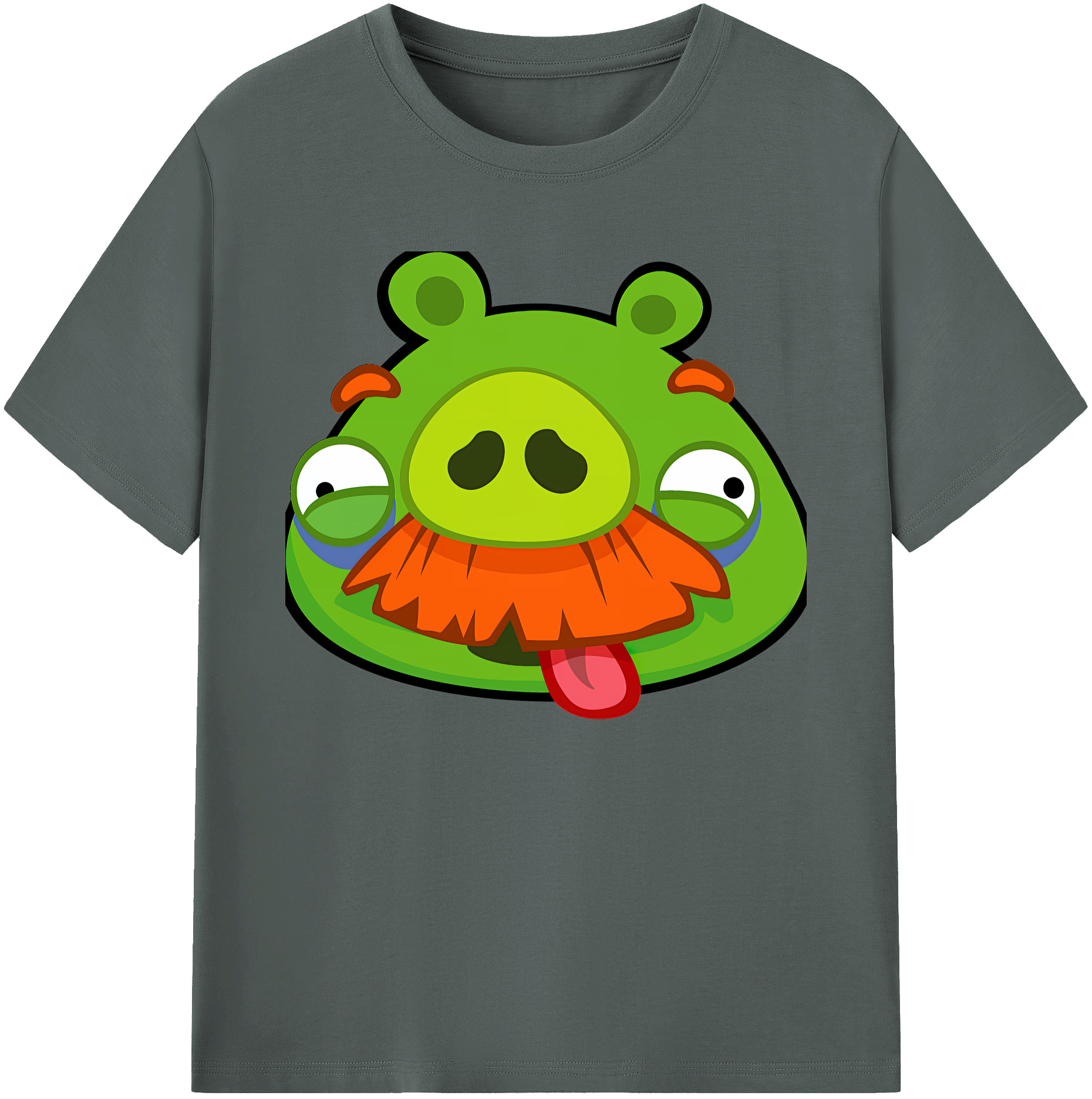 （画像用） Angry Birds アングリーバード 綿100％ メンズ半袖Tシャツ｜肌触りやわらか＆通気性